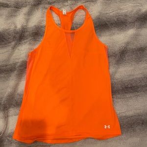 Orange Under Armour workout tank. In perfect condition.